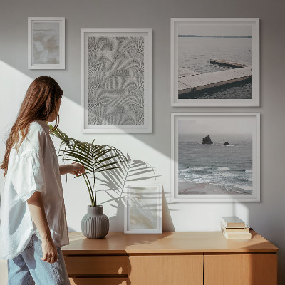 Modernes wandbilder-set Abstraktes Design, moderne Texturen