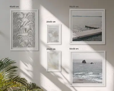 Modernes Wandbild-Set mit abstraktem Design und modernen Texturen