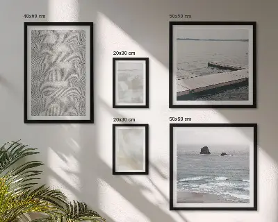 Modernes Wandbild-Set mit abstraktem Design und modernen Texturen