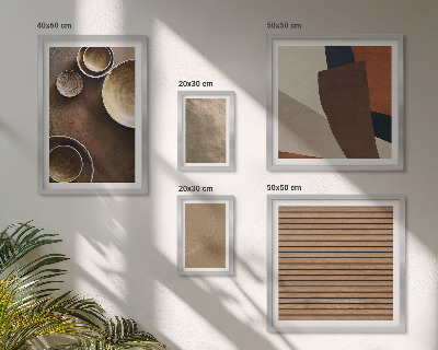 Bildergalerie-set für die wand Minimalistische Steinstrukturen