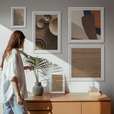Bildergalerie-set für die wand Minimalistische Steinstrukturen