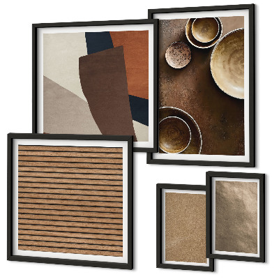 Bildergalerie-set für die wand Minimalistische Steinstrukturen