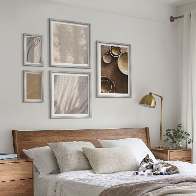 Modernes wandbilder-set Minimalistische Texturstrukturen