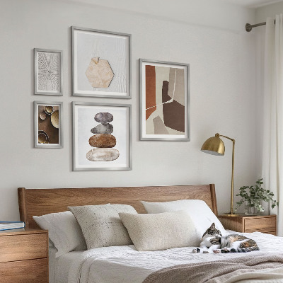 Bilderset fürs sofa Texturen der modernen Kunst