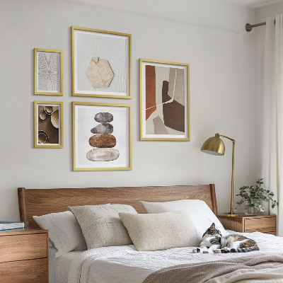 Bilderset fürs sofa Texturen der modernen Kunst