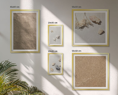 Bildergalerie-set für die wand Steine ​​Strand natürliche Strukturen