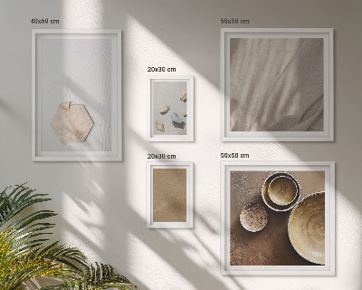 Modernes wandbilder-set Minimalistische Texturen warm