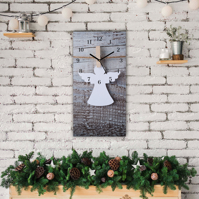 Glasuhr Heiliger Engel Winter-