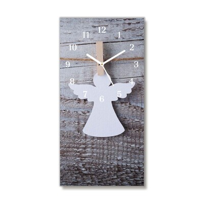 Glasuhr Heiliger Engel Winter-