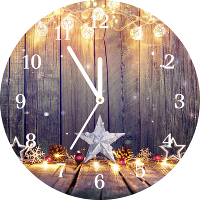 Glasuhr Sterne Weihnachtsbeleuchtung Dekorationen
