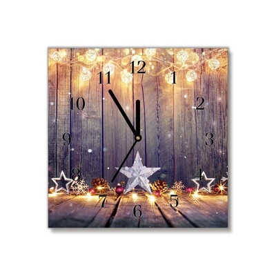 Glasuhr Sterne Weihnachtsbeleuchtung Dekorationen