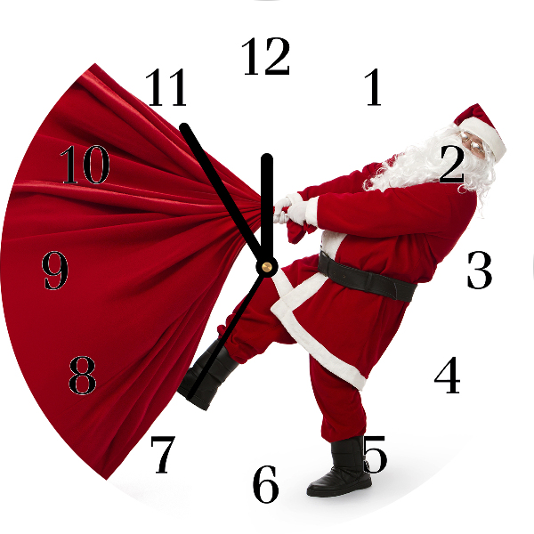 Glasuhr Heiliger Vater Weihnachtsgeschenke