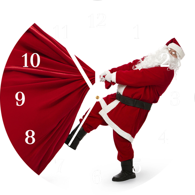 Glasuhr Heiliger Vater Weihnachtsgeschenke