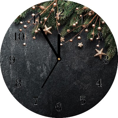 Glasuhr Christbaumschmuck Weihnachtsstern