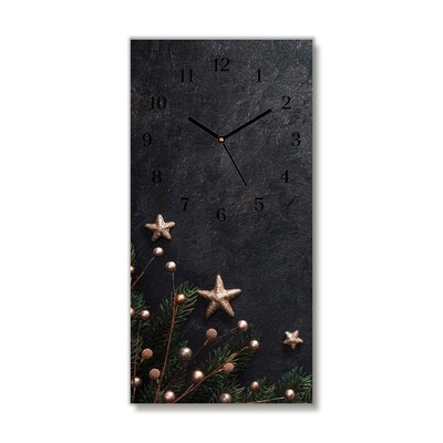 Glasuhr Christbaumschmuck Weihnachtsstern