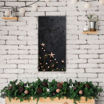 Glasuhr Christbaumschmuck Weihnachtsstern