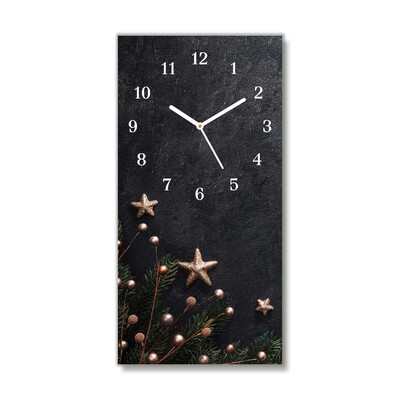 Glasuhr Christbaumschmuck Weihnachtsstern