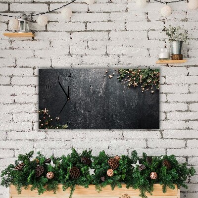 Glasuhr Christbaumschmuck Weihnachtsstern