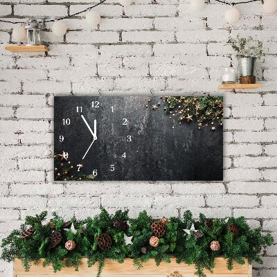 Glasuhr Christbaumschmuck Weihnachtsstern
