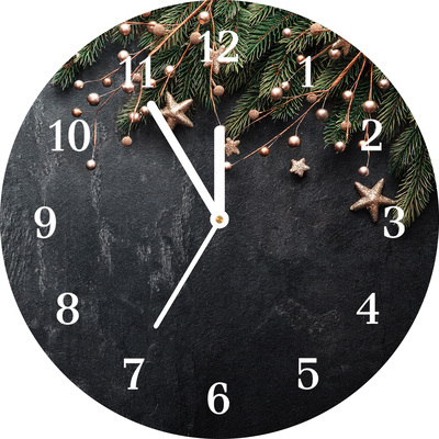 Glasuhr Christbaumschmuck Weihnachtsstern