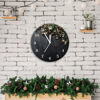 Glasuhr Christbaumschmuck Weihnachtsstern