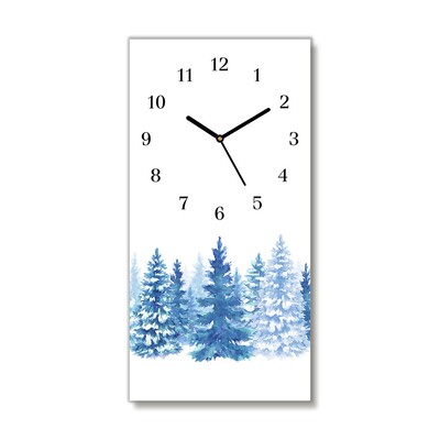 Glasuhr Winter-Schnee-Weihnachtsbaum