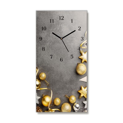 Glasuhr Golden Stars Weihnachtsferien