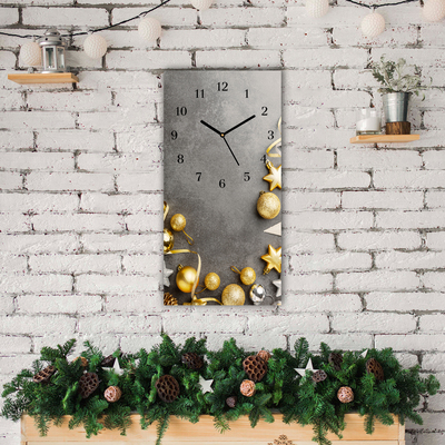 Glasuhr Golden Stars Weihnachtsferien