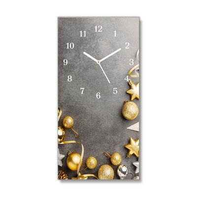 Glasuhr Golden Stars Weihnachtsferien