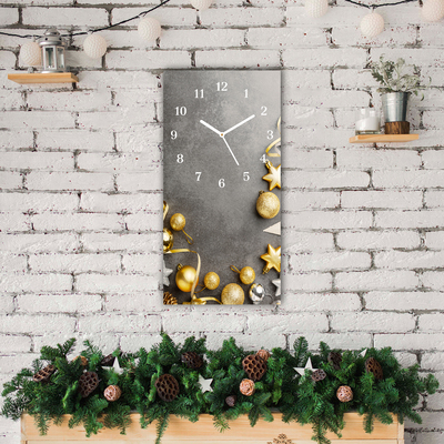 Glasuhr Golden Stars Weihnachtsferien