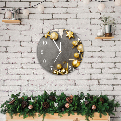 Glasuhr Golden Stars Weihnachtsferien
