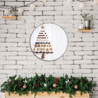 Glasuhr Lebkuchen Christbaumschmuck