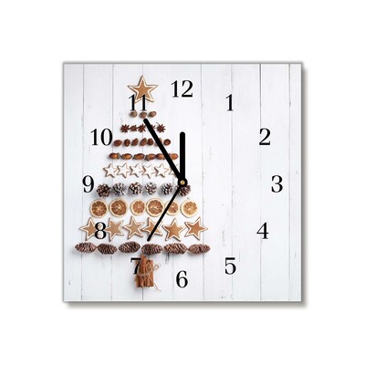 Glasuhr Lebkuchen Christbaumschmuck