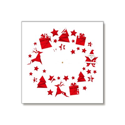 Glasuhr Weihnachtsdekorationen