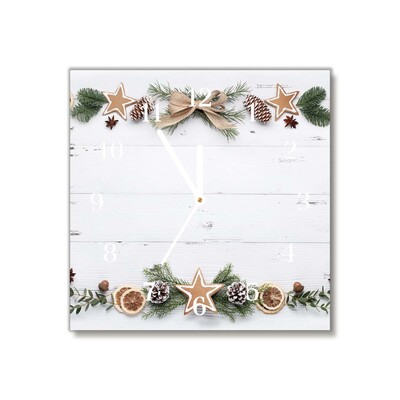 Glasuhr Weihnachtsfeiertags-Lebkuchen