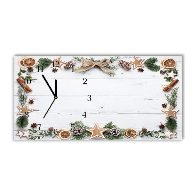 Glasuhr Weihnachtsfeiertags-Lebkuchen