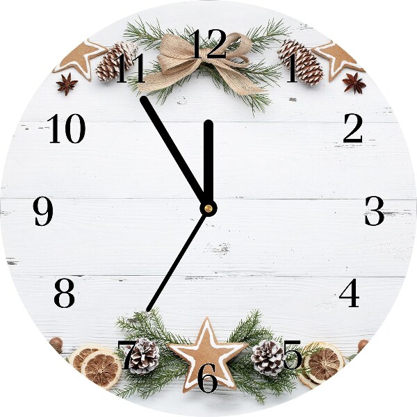 Glasuhr Weihnachtsfeiertags-Lebkuchen