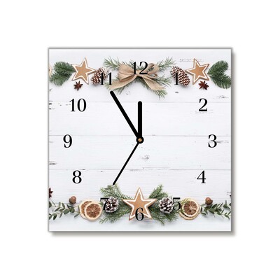 Glasuhr Weihnachtsfeiertags-Lebkuchen