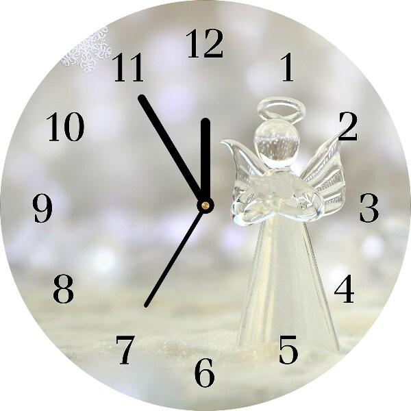 Glasuhr Heiliger Engel Glass Ornament