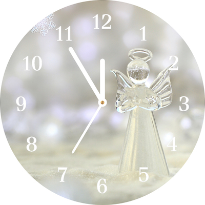 Glasuhr Heiliger Engel Glass Ornament