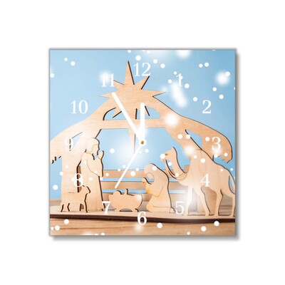 Glasuhr Stabiles Weihnachten Winter