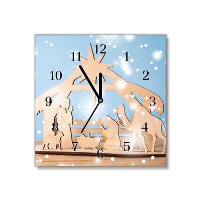 Glasuhr Stabiles Weihnachten Winter