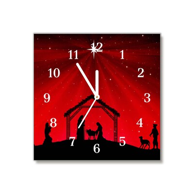 Glasuhr Stern-Weihnachtsferien