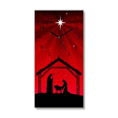 Glasuhr Stern-Weihnachtsferien