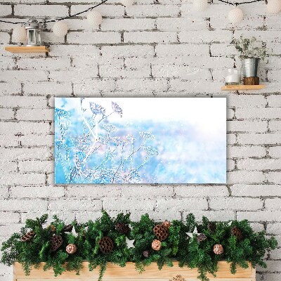 Glasuhr Winter-Schnee-Weihnachten