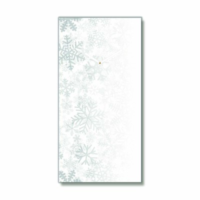 Glasuhr Winter-Schnee-Schneeflocken