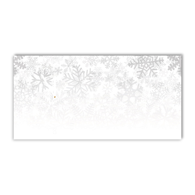 Glasuhr Winter-Schnee-Schneeflocken