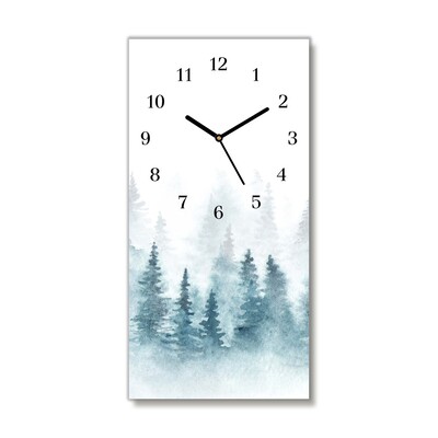Glasuhr Wald Weihnachtsbaum Weihnachtsschnee