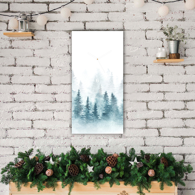 Glasuhr Wald Weihnachtsbaum Weihnachtsschnee