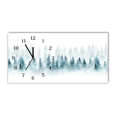 Glasuhr Wald Weihnachtsbaum Weihnachtsschnee
